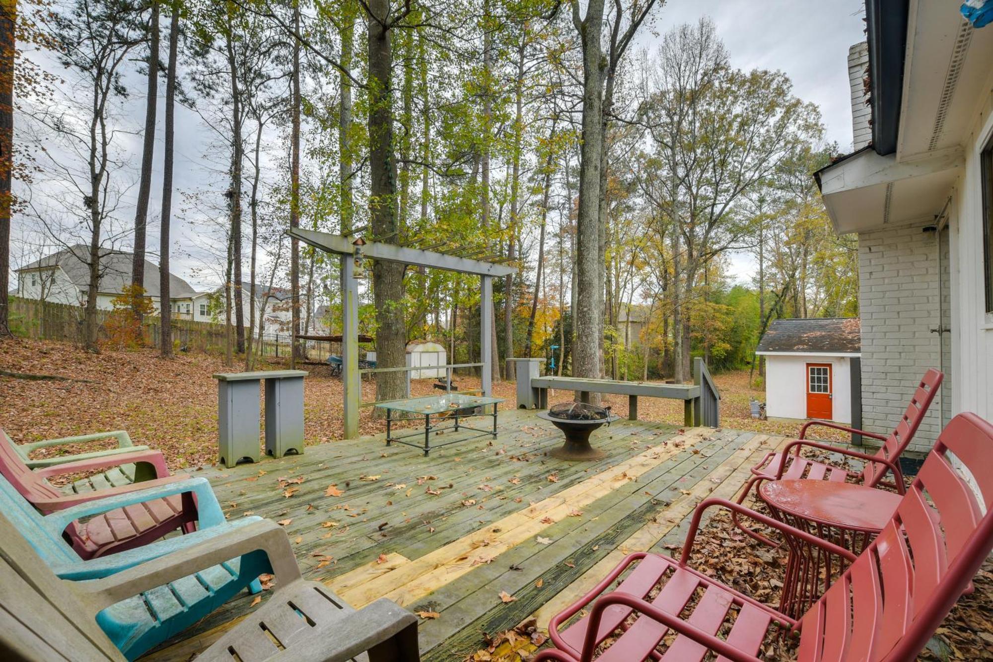 Serene Family Home With Deck In Knightdale! Zewnętrze zdjęcie