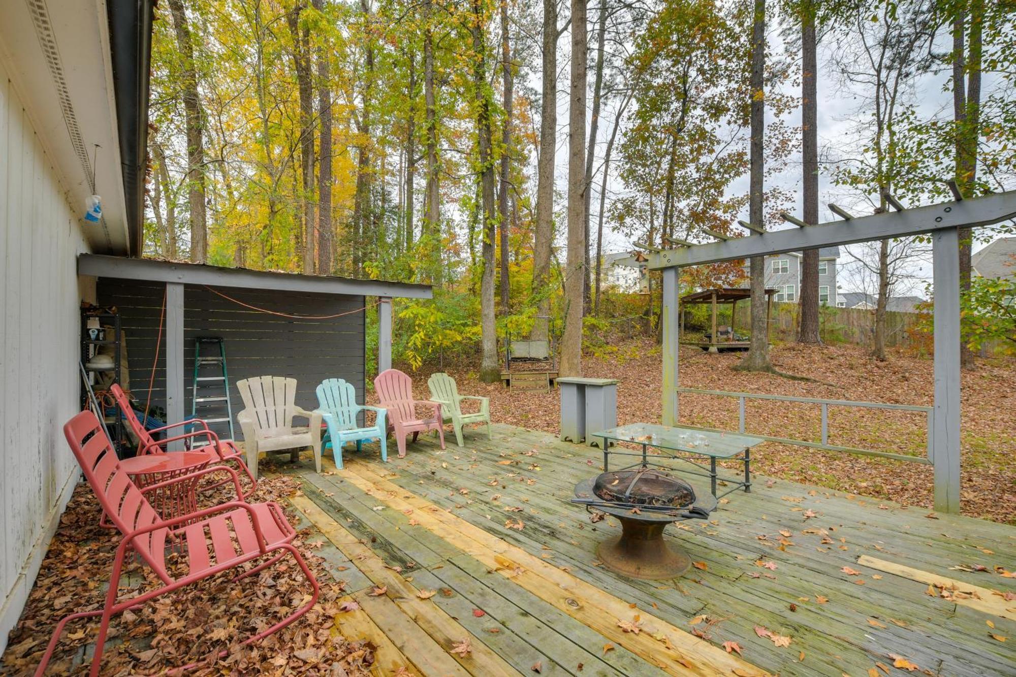 Serene Family Home With Deck In Knightdale! Zewnętrze zdjęcie
